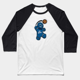 Dallas Mavericks Gingerbread Man Baseball T-Shirt